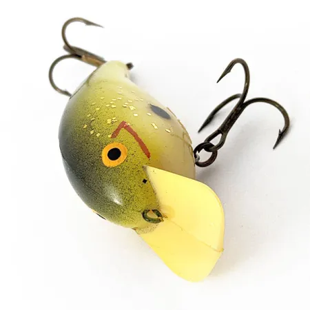 Cotton Cordell Big O Fred C Yang 1967, 14g, Gul/Grön, Crankbait #20766