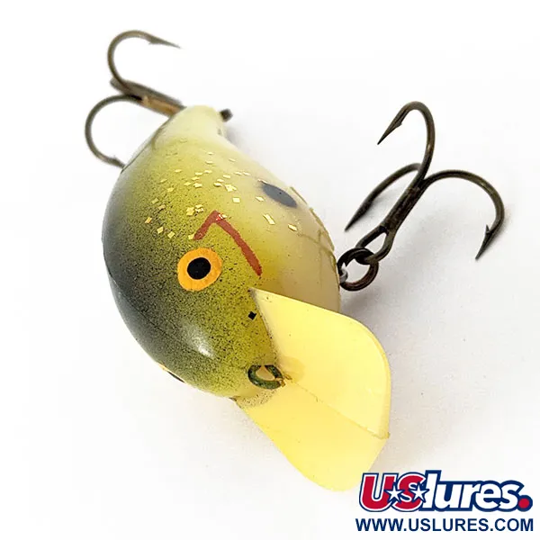 Cotton Cordell Big O Fred C Yang 1967, 14g, Gul/Grön, Crankbait #20766