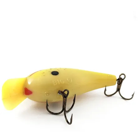 Cotton Cordell Big O Fred C Yang 1967, 14g, Gul/Grön, Crankbait #20766