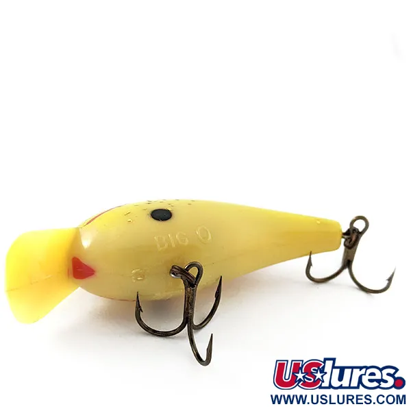 Cotton Cordell Big O Fred C Yang 1967, 14g, Gul/Grön, Crankbait #20766