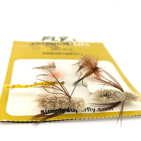 Superfly Assortment I, Premium torrflugor, Flugfiskeset #20818