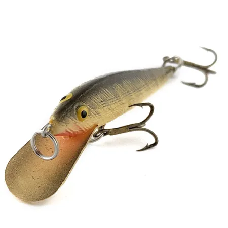 Bill Norman Shiner Minnow, 3g, Grå/Benvit, Wobbler #20926