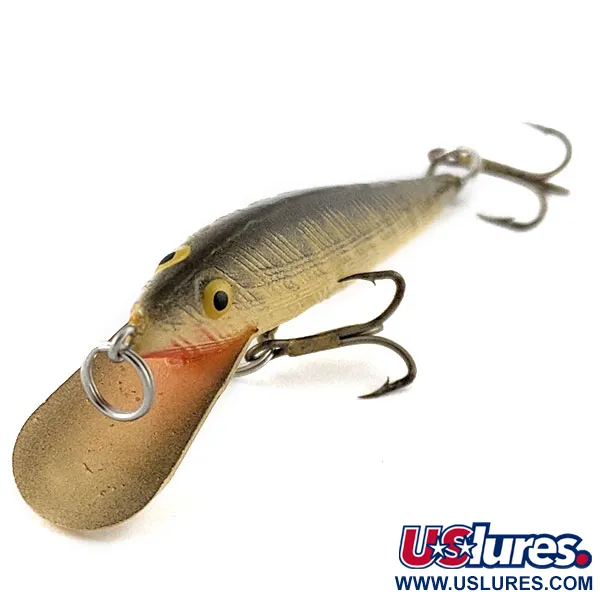 Bill Norman Shiner Minnow, 3g, Grå/Benvit, Wobbler #20926