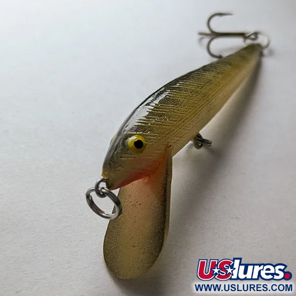 Bill Norman Shiner Minnow, 3g, Grå/Benvit, Wobbler #20926