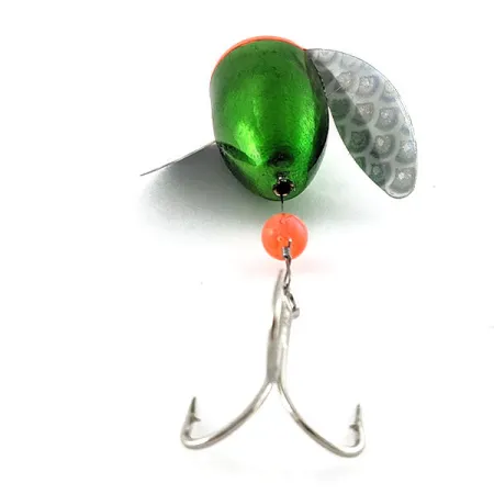 Yakima Bait Spin-N-Glo, 8g Grön/Orange, Vingat glidflöte #20936