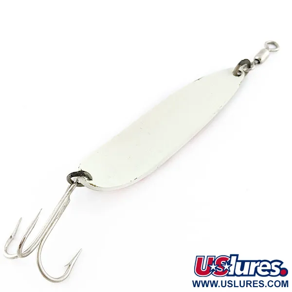 Luhr Jensen Krocodile #5, 28g vit/orange UV, skeddrag #21107