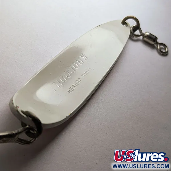 Luhr Jensen Krocodile #5, 28g vit/orange UV, skeddrag #21107