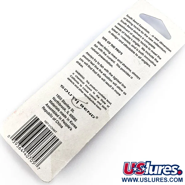 South Bend Kast-A-Way, 28g krom, skeddrag #21215