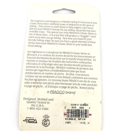 Bomber The Classics Bushwhacker, 4g nickel/gul, spinnerbait #21283