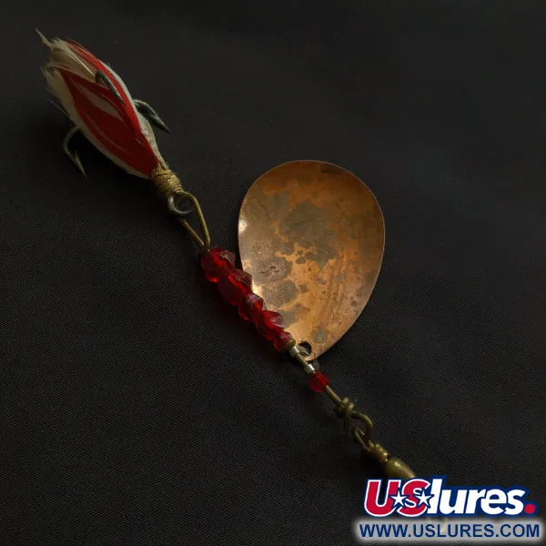 Pflueger Bear Valley, 14g silver/koppar/röd, spinnare #21307