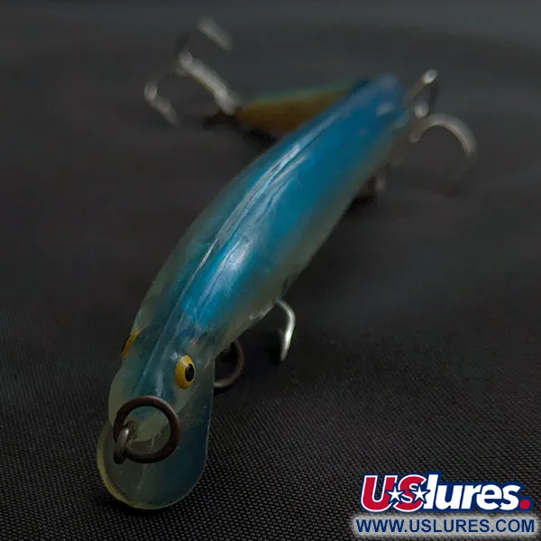 Bill Norman Deep 2J, 9g, Clear/blue, Ledad flytande wobbler #21402