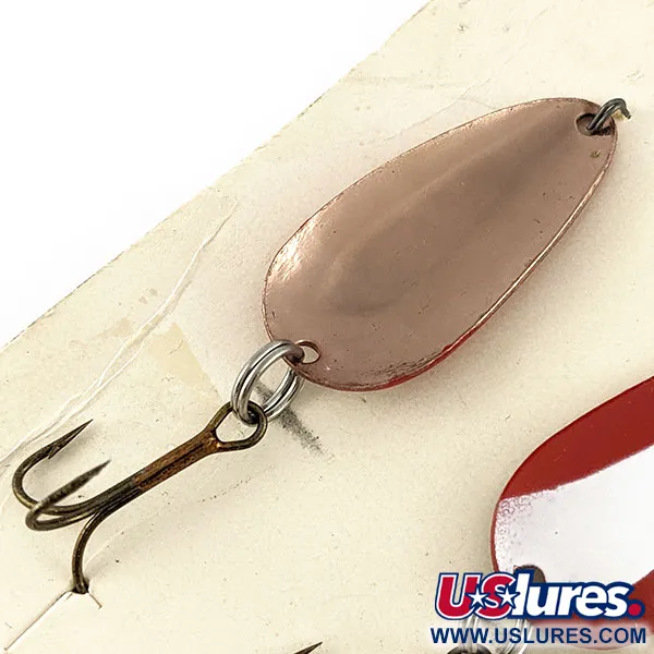 Glen Evans Spoon, röd/vit/koppar, 6g, Skeddrag #21541