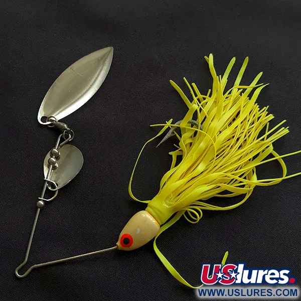 Bomber Spinnerbait, Nickel/Gul 14g, Spinnerbait #21590