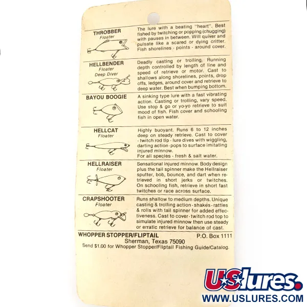 Whopper Stopper Bayou Boogie, Barfish, 7g, Sjunkande bete #23647