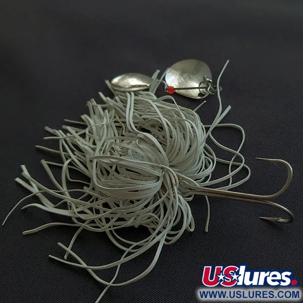 H&H Double Spinner, 12g Nickel, Spinnerbait #21602