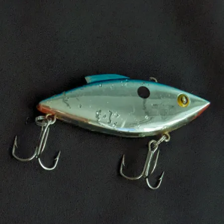 Bill Lewis Rat-L-Trap, Silver Chrome Blue, 12g, Lipless Wobbler #21658