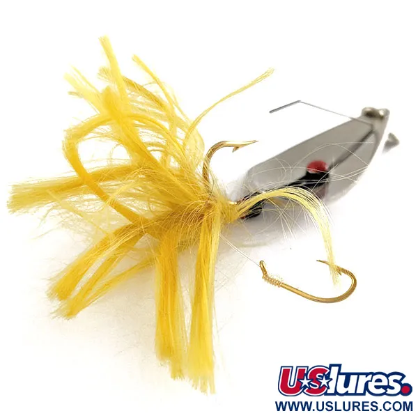 Hofmann's Lures KING, 11g, nickel/gul, vasskyddat skeddrag #21666