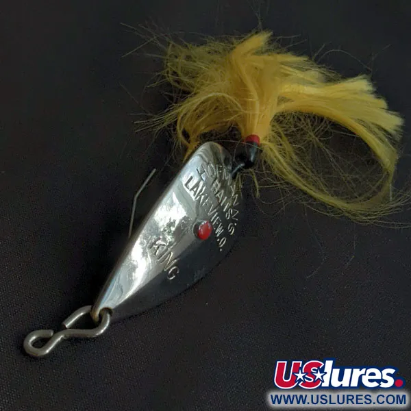 Hofmann's Lures KING, 11g, nickel/gul, vasskyddat skeddrag #21666