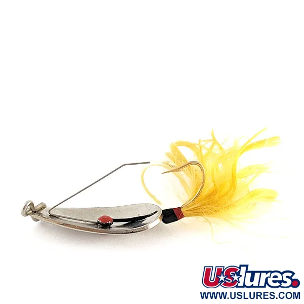 Hofmann's Lures KING, 11g, nickel/gul, vasskyddat skeddrag #21666