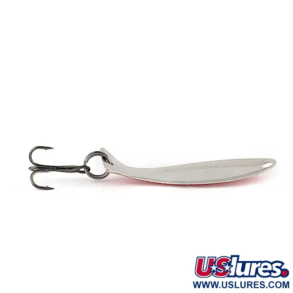 Worth Fly Rod Demon, 1.5g, Nickel/Röd/Vit, Skeddrag #21692