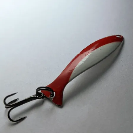 Worth Fly Rod Demon, 1.5g, Nickel/Röd/Vit, Skeddrag #21692