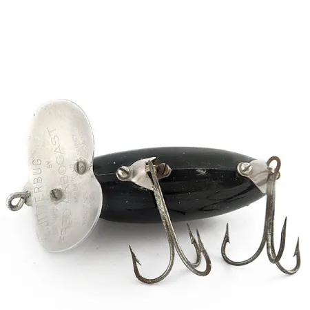 Fred Arbogast Jitterbug Bug Eye, 14g, Svart, Ytbete #21794