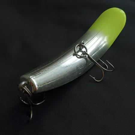 Luhr Jensen Rattling Kwikfish, 48g, Silver/Gul, Trollingwobbler #21953