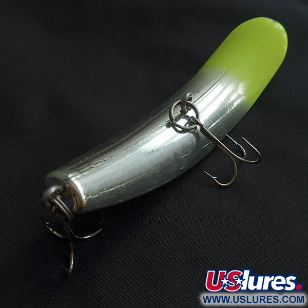 Luhr Jensen Rattling Kwikfish, 48g, Silver/Gul, Trollingwobbler #21953