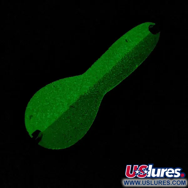 Glen Evans Loco 2, 10g, vit/grön Glow, Skeddrag #22000