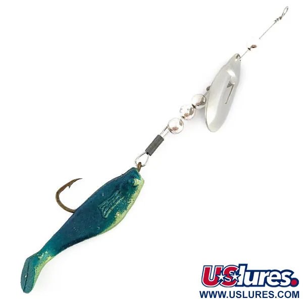 Worth June bug, 5g nickel/blå, spinnare #22027