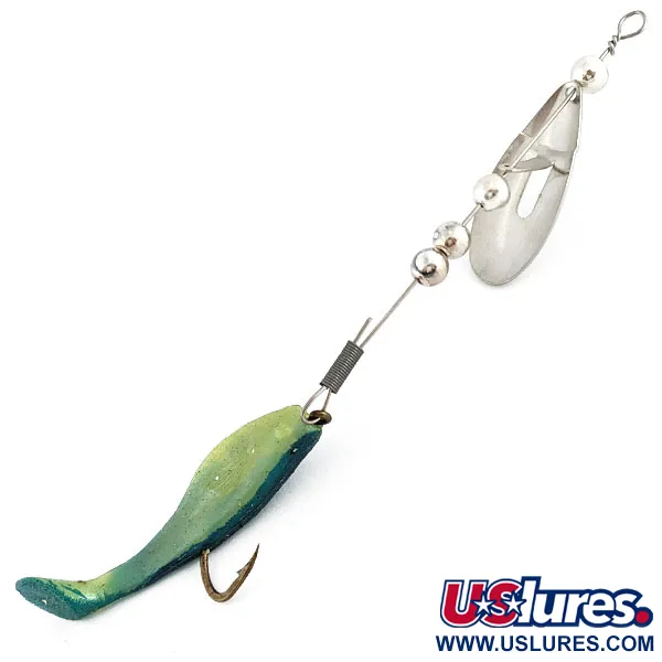 Worth June bug, 5g nickel/blå, spinnare #22027