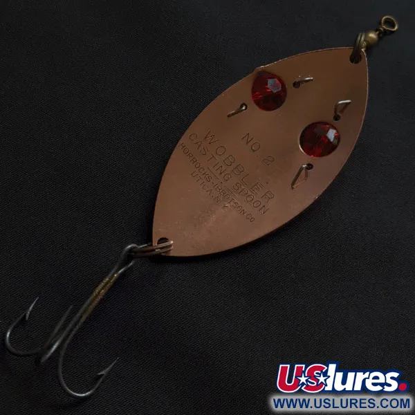 Horrocks-Ibbotson Wobbler №2, koppar / röda ögon, 23g, skeddrag #22124
