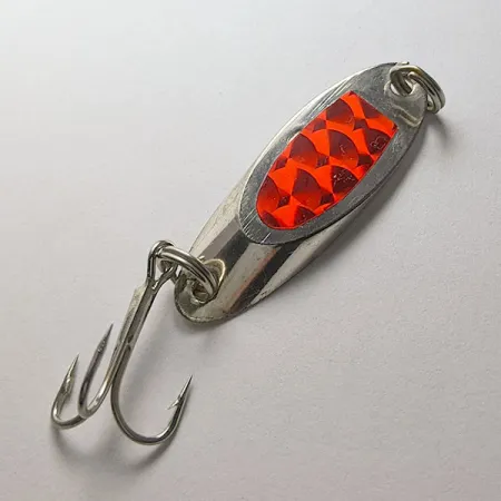 Weber Mr Champ, 7g (1/4oz), Silver/Röd, Skeddrag #22145