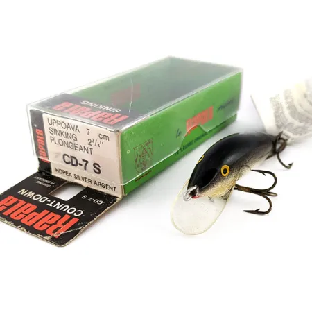 Rapala Countdown CD7, Silver (S) 8g, Sjunkande wobbler #22176