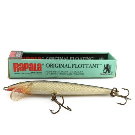 Rapala Original Floater F9, 4g, S (Silver), Flytande wobbler #22177