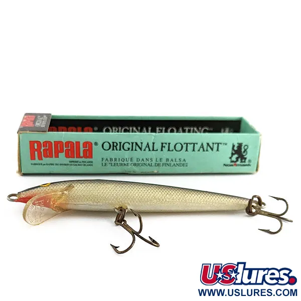 Rapala Original Floater F9, 4g, S (Silver), Flytande wobbler #22177