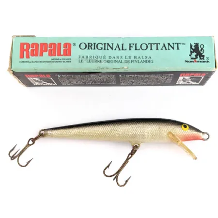 Rapala Original Floater F9, 4g, S (Silver), Flytande wobbler #22177