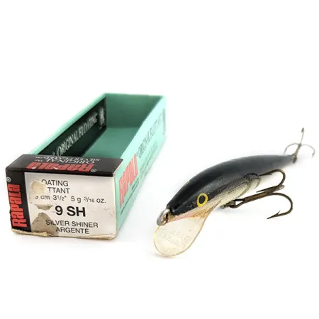 Rapala Original Floater F9, 4g, S (Silver), Flytande wobbler #22177