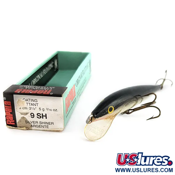 Rapala Original Floater F9, 4g, S (Silver), Flytande wobbler #22177