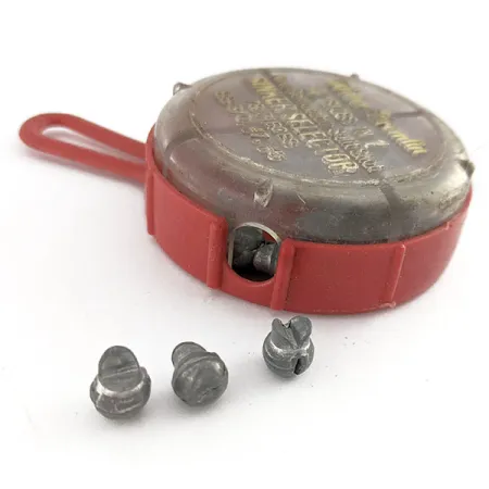 Water Gremlin Removable Split Shot Sinker Selector, BB 3/0 #7 #5, blysänken #22198