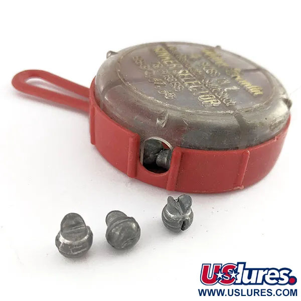 Water Gremlin Removable Split Shot Sinker Selector, BB 3/0 #7 #5, blysänken #22198