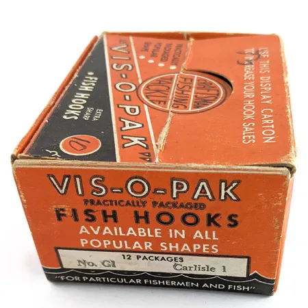 Glen L Evans Vis-O-Pack, storlek 10, fiskekrokar #22202