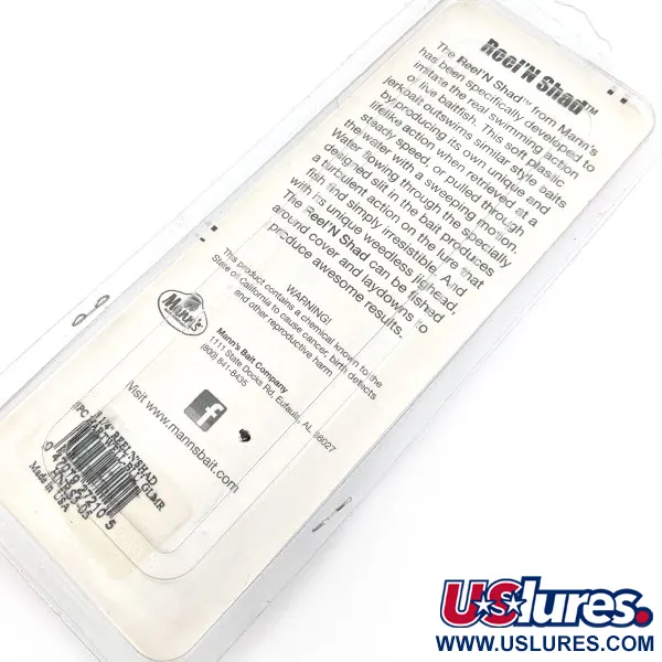 Mann's Reel'N Shad, Hartwell-Blue Glmr, 13,3 cm, Mjukbete #22218