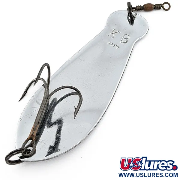 K-B Bait K-B Spoon 4, Nickel, 44g, Skeddrag #22311