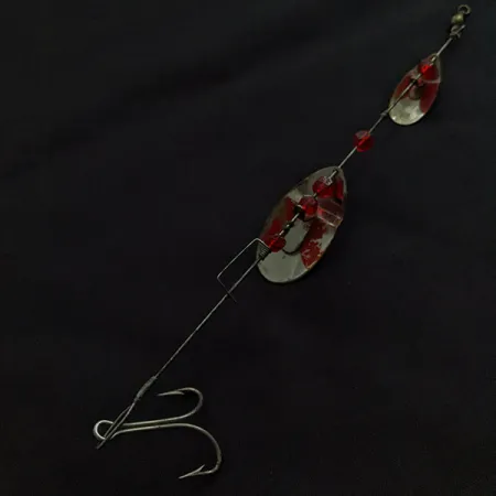 Weller Tandem June-Bug, Nickel/Röd, 10g, Spinnare #22406