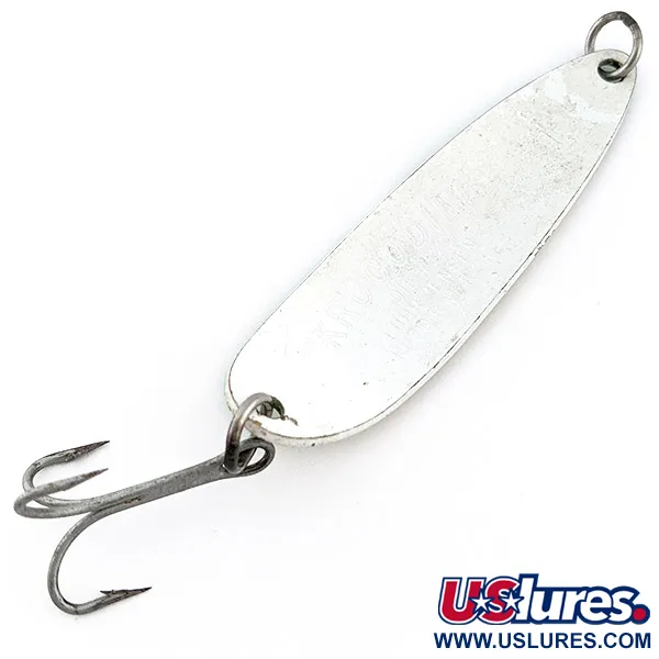 Luhr Jensen Krocodile #5, 21g, Grön/Vit Glow, Skeddrag #22433