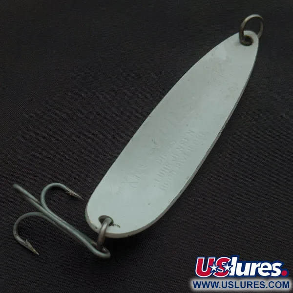 Luhr Jensen Krocodile #5, 21g, Grön/Vit Glow, Skeddrag #22433