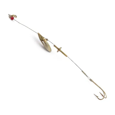 Lucky Strike June Bug Spinner, 7g, nickel/mässing/röd, spinnare #22465