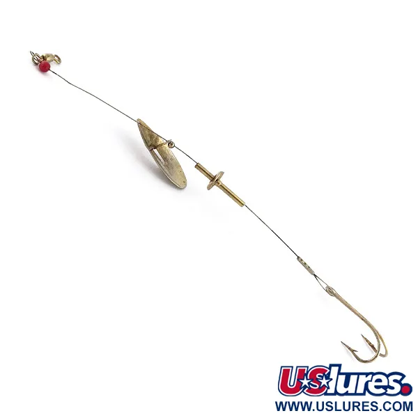 Lucky Strike June Bug Spinner, 7g, nickel/mässing/röd, spinnare #22465