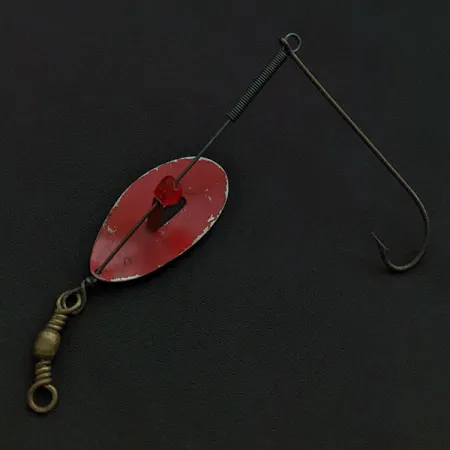 Lucky Strike June Bug Spinner, 7g, nickel/mässing/röd, spinnare #22465